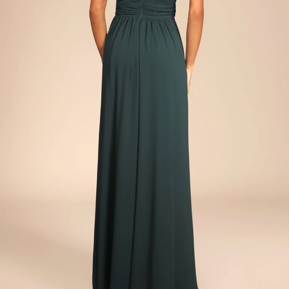 Size Large Emerald Green Maxi Dress - Picture 2 of 7